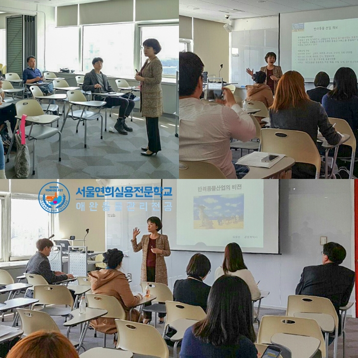 서울연희실용전문학교 애완동물학과 동물사육사학과 애견훈련 애견미용학과 - 반려동물산업 비전 특강